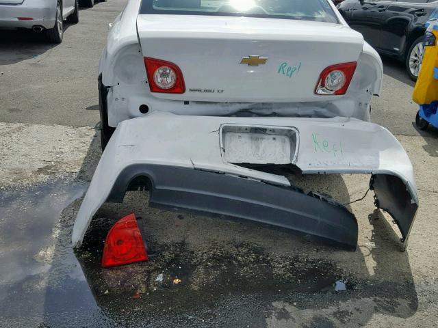 1G1ZC5EB1AF110293 - 2010 CHEVROLET MALIBU 1LT 白色 照片 9