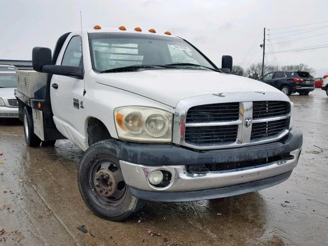 3D6WG46AX7G776925 - 2007 DODGE RAM 3500 S WHITE photo 1