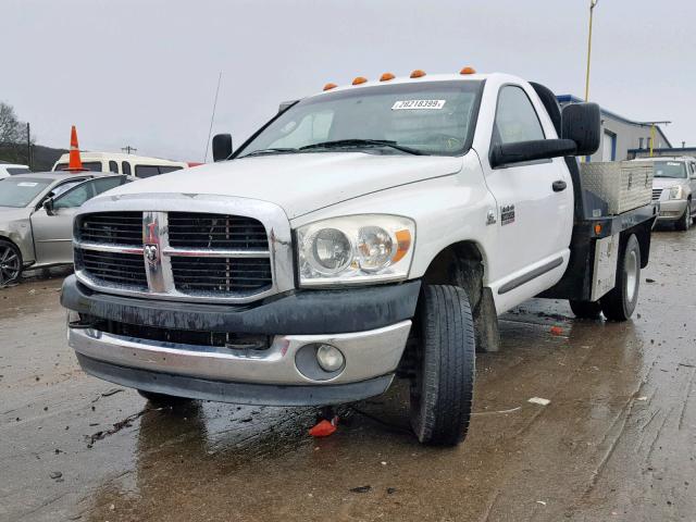 3D6WG46AX7G776925 - 2007 DODGE RAM 3500 S WHITE photo 2