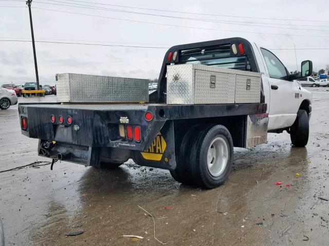 3D6WG46AX7G776925 - 2007 DODGE RAM 3500 S WHITE photo 4