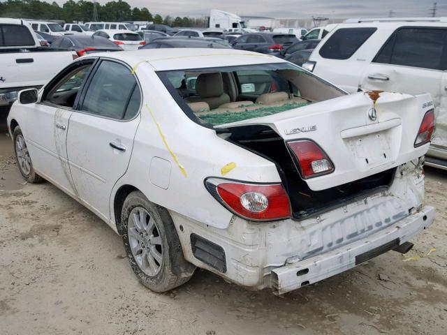 JTHBA30G045018526 - 2004 LEXUS ES 330 WHITE photo 3