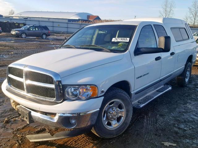 3D7KA28C24G257359 - 2004 DODGE RAM 2500 S Սպիտակ լուսանկար 2