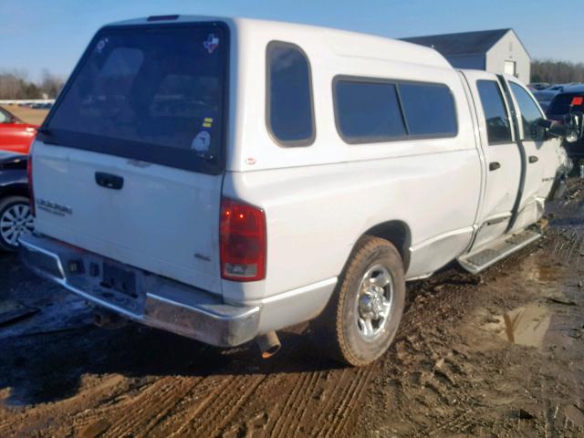 3D7KA28C24G257359 - 2004 DODGE RAM 2500 S Սպիտակ լուսանկար 4