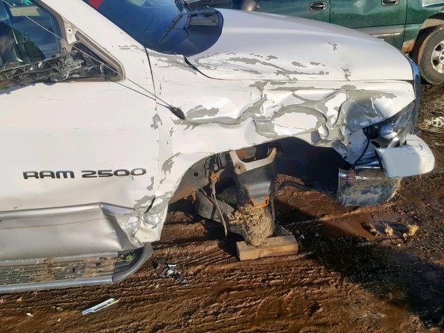 3D7KA28C24G257359 - 2004 DODGE RAM 2500 S Սպիտակ լուսանկար 9