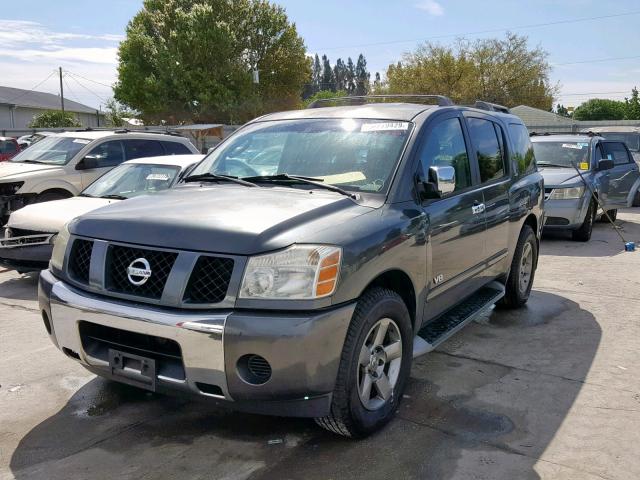 5N1AA08A45N719692 - 2005 NISSAN ARMADA SE GRAY photo 2