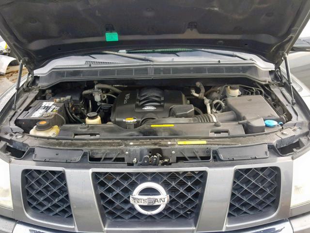 5N1AA08A45N719692 - 2005 NISSAN ARMADA SE GRAY photo 7