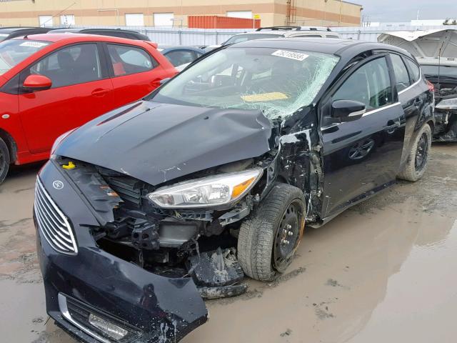 1FADP3N25JL213699 - 2018 FORD FOCUS TITA BLACK photo 2