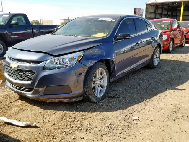 1G11C5SL6FF125776 - 2015 CHEVROLET MALIBU 1LT GRAY photo 2