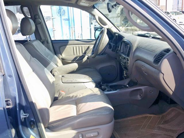 5TDBT48A65S248181 - 2005 TOYOTA SEQUOIA LI BLUE photo 5