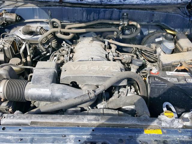 5TDBT48A65S248181 - 2005 TOYOTA SEQUOIA LI BLUE photo 7