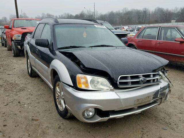 4S4BT62CX37111012 - 2003 SUBARU BAJA SPORT BLACK photo 1