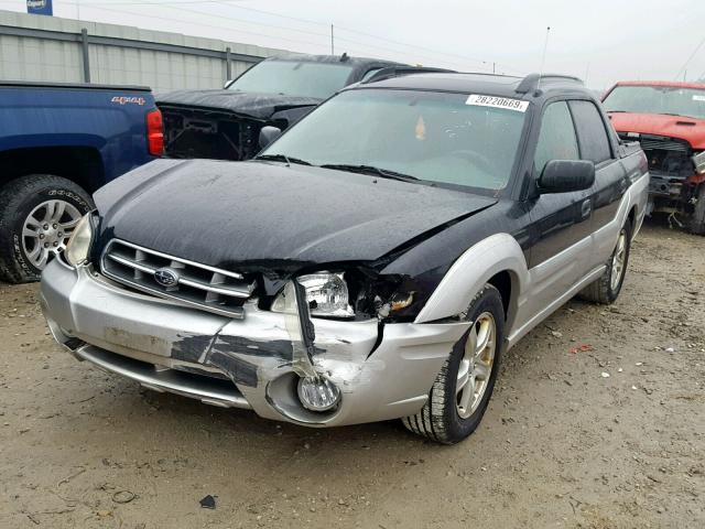 4S4BT62CX37111012 - 2003 SUBARU BAJA SPORT BLACK photo 2