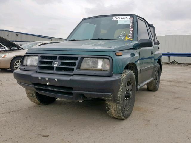 2CNBJ1861V6915230 - 1997 GEO TRACKER BLUE photo 2