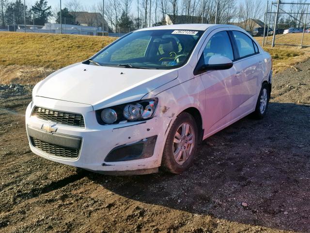 1G1JB5SH5C4218469 - 2012 CHEVROLET SONIC LS WHITE photo 2