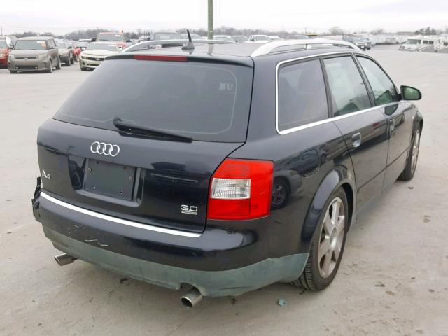 WAUVT68E12A175870 - 2002 AUDI A4 3.0 AVA BLACK photo 4