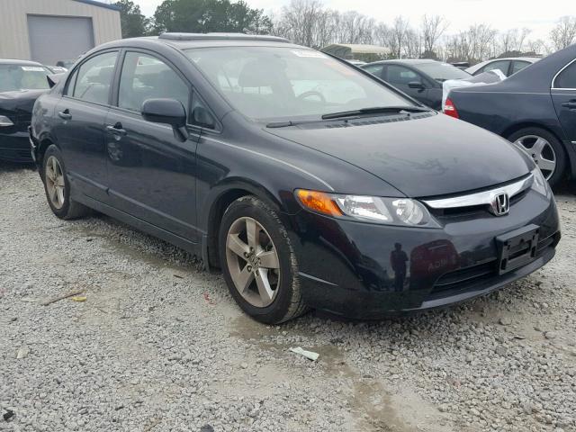 1HGFA16897L095615 - 2007 HONDA CIVIC EX BLACK photo 1