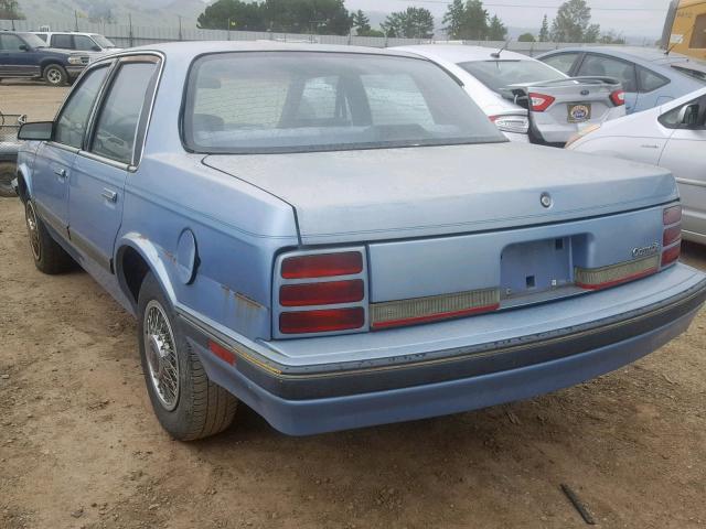 1G3AJ54N3M6347457 - 1991 OLDSMOBILE CUTLASS CI 蓝色 照片 3