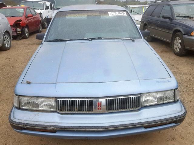 1G3AJ54N3M6347457 - 1991 OLDSMOBILE CUTLASS CI 蓝色 照片 9