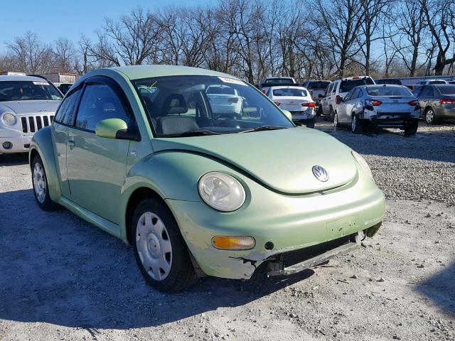 3VWBK21C42M418825 - 2002 VOLKSWAGEN NEW BEETLE GREEN photo 1