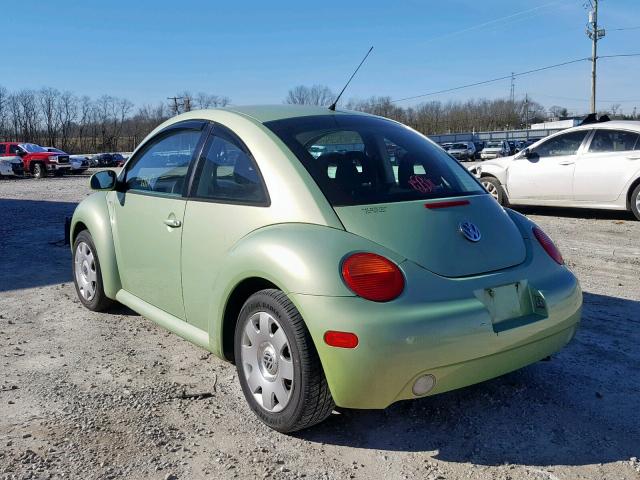 3VWBK21C42M418825 - 2002 VOLKSWAGEN NEW BEETLE GREEN photo 3