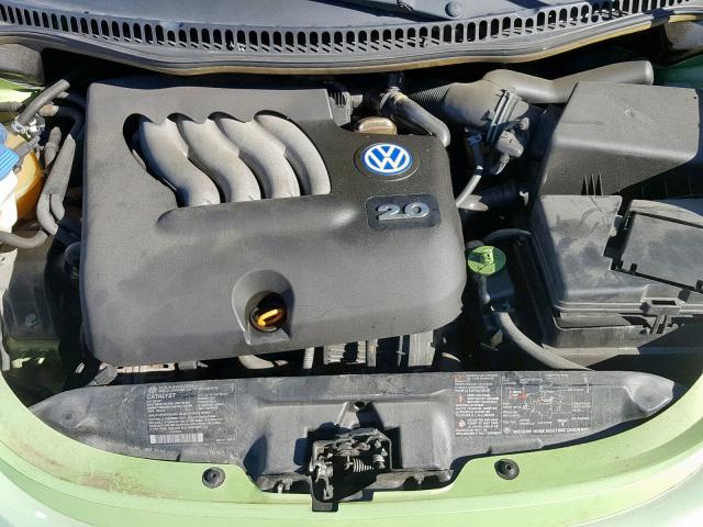 3VWBK21C42M418825 - 2002 VOLKSWAGEN NEW BEETLE GREEN photo 7