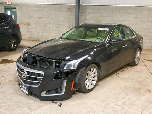 1G6AX5SX4E0193416 - 2014 CADILLAC CTS LUXURY BLACK photo 2