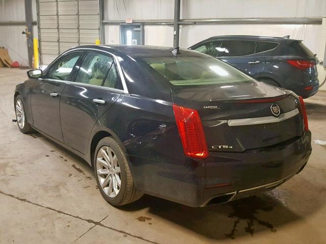 1G6AX5SX4E0193416 - 2014 CADILLAC CTS LUXURY BLACK photo 3