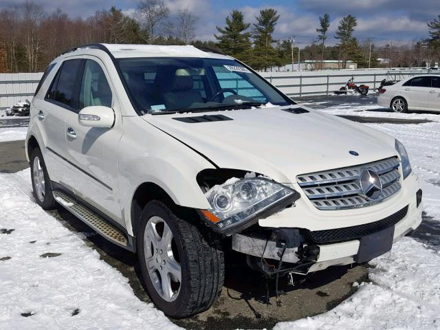 4JGBB86E28A424303 - 2008 MERCEDES-BENZ ML 350 WHITE photo 1