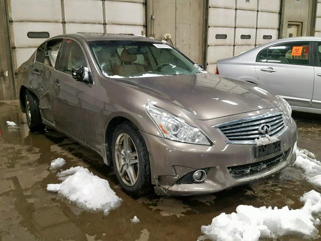 JN1CV6AR1CM676309 - 2012 INFINITI G37 BEIGE photo 1