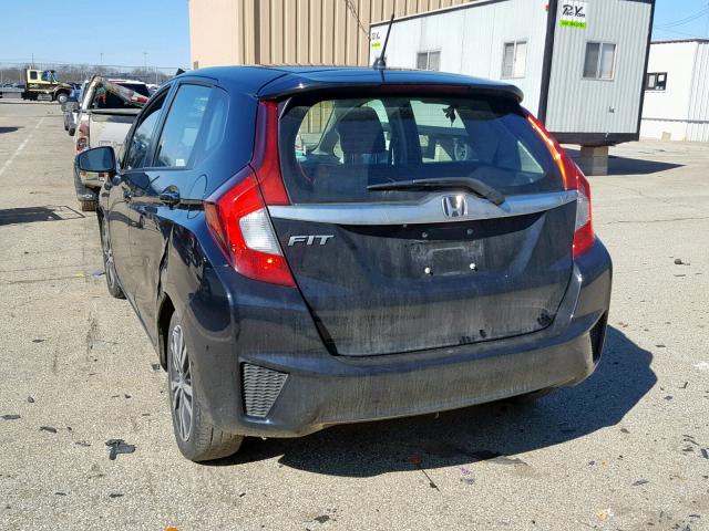 3HGGK5H84FM776140 - 2015 HONDA FIT EX BLACK photo 3