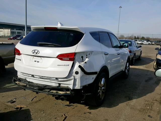 5XYZW3LA5DG064367 - 2013 HYUNDAI SANTA FE S WHITE photo 4