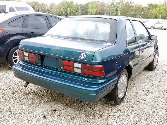 1B3AP24DXRN216996 - 1994 DODGE SHADOW GREEN photo 4