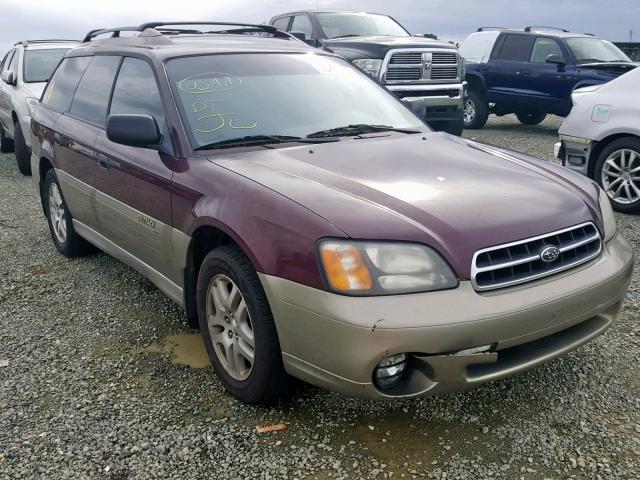 4S3BH675XY7633260 - 2000 SUBARU LEGACY OUT MAROON photo 1