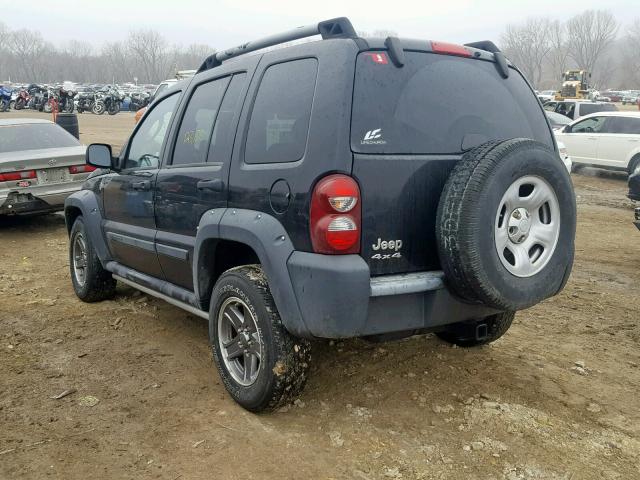 1J4GL38K45W722065 - 2005 JEEP LIBERTY RE BLACK photo 3