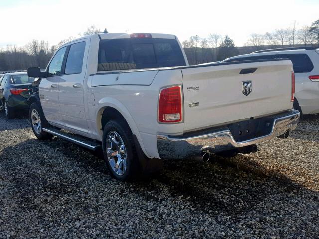 1C6RR6NT6JS219223 - 2018 RAM 1500 LARAM WHITE photo 3