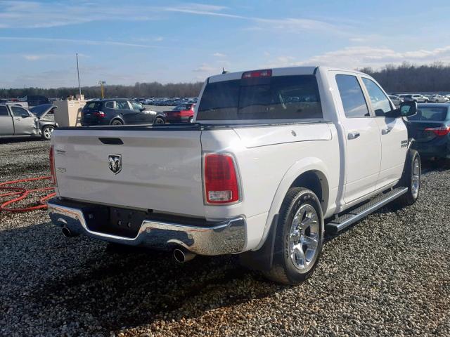 1C6RR6NT6JS219223 - 2018 RAM 1500 LARAM WHITE photo 4