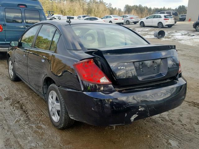 1G8AJ55F47Z208670 - 2007 SATURN ION LEVEL BLACK photo 3