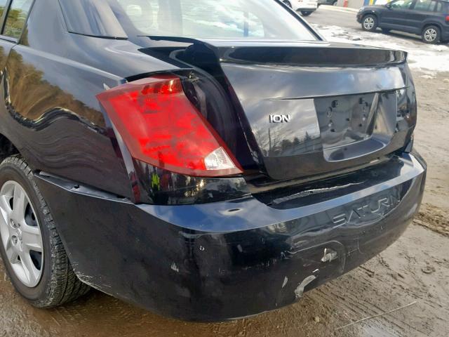 1G8AJ55F47Z208670 - 2007 SATURN ION LEVEL BLACK photo 9