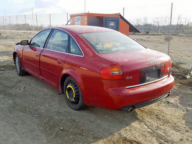 WAULD64B02N127009 - 2002 AUDI A6 2.7T QU RED photo 3