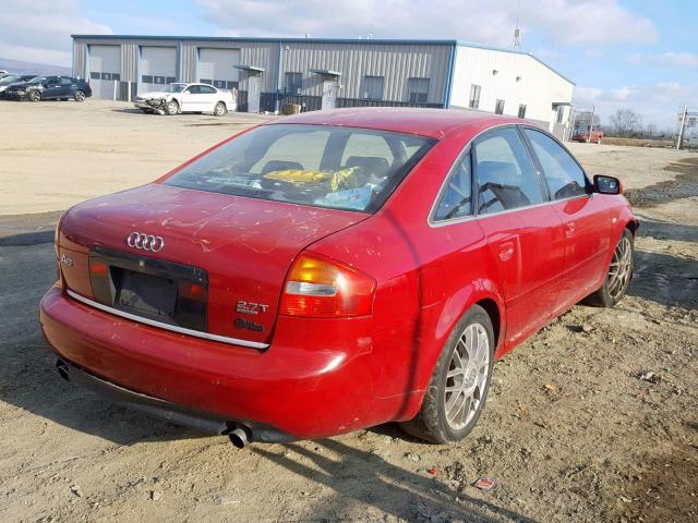 WAULD64B02N127009 - 2002 AUDI A6 2.7T QU RED photo 4