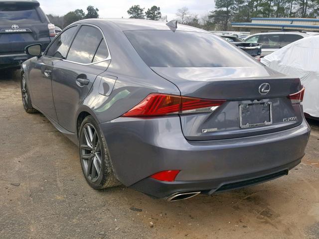 JTHBA1D28H5053243 - 2017 LEXUS IS 200T GRAY photo 3