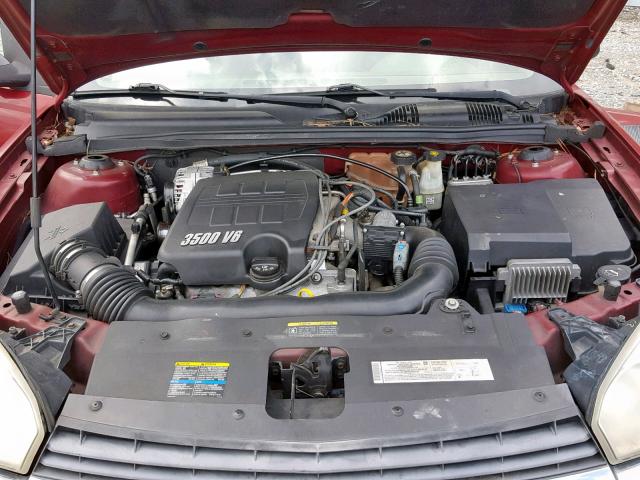 1G1ZT52855F260499 - 2005 CHEVROLET MALIBU LS RED photo 7