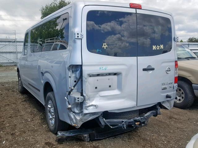 5BZAF0AA1GN850243 - 2016 NISSAN NV 3500 SILVER photo 3