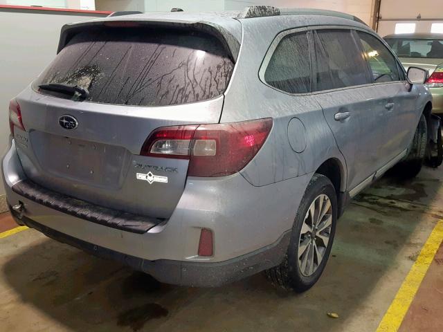 4S4BSCTC7H3406969 - 2017 SUBARU OUTBACK TO SILVER photo 4