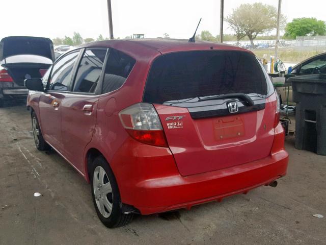 JHMGE88249S033961 - 2009 HONDA FIT RED photo 3