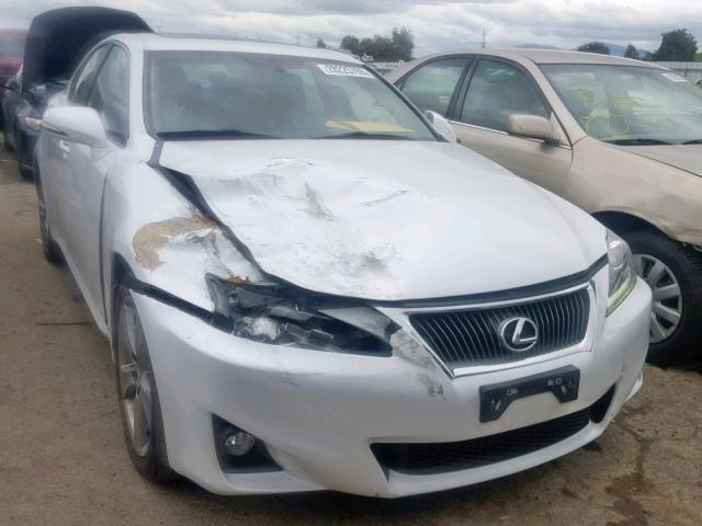 JTHBF5C21C5167829 - 2012 LEXUS IS 250 WHITE photo 1