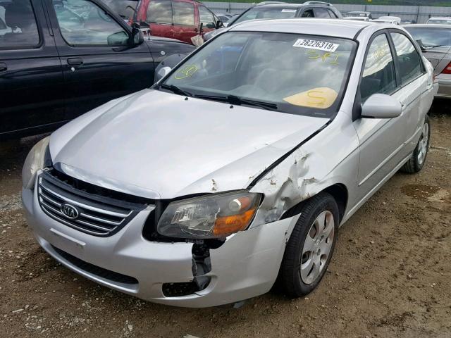 KNAFE222695663947 - 2009 KIA SPECTRA EX SILVER photo 2