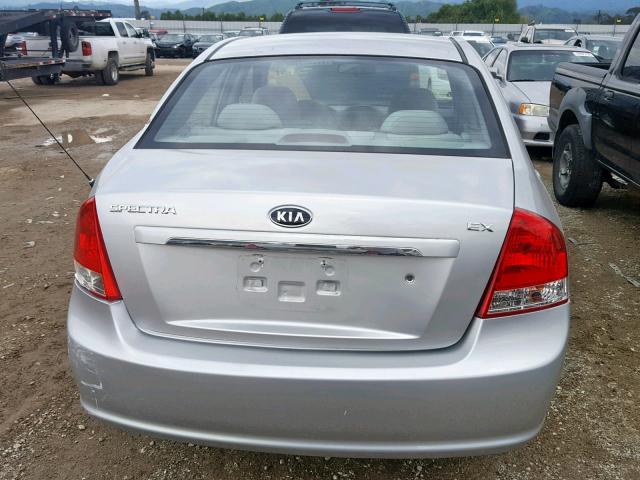 KNAFE222695663947 - 2009 KIA SPECTRA EX SILVER photo 9