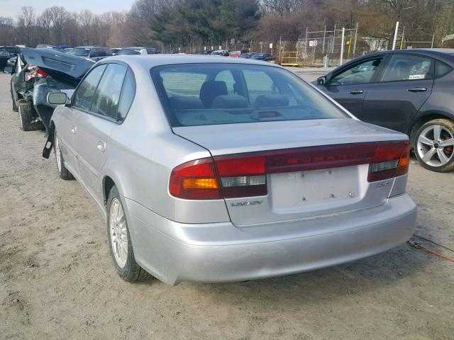 4S3BE625747208847 - 2004 SUBARU LEGACY L S SILVER photo 3