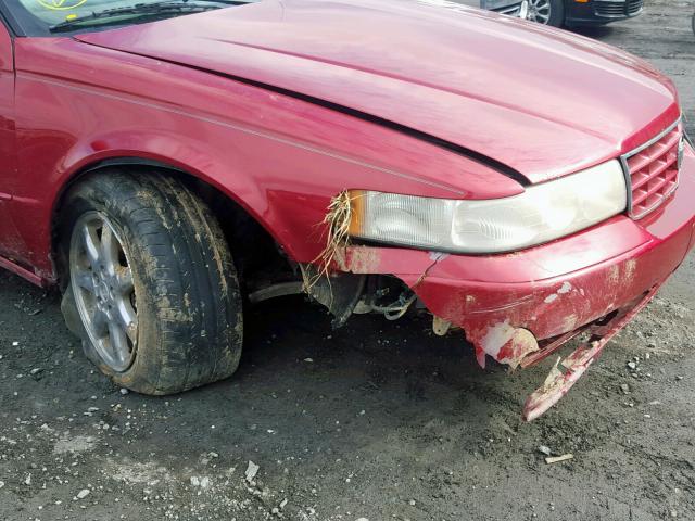 1G6KY549XYU275454 - 2000 CADILLAC SEVILLE ST RED photo 9